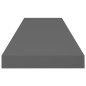 vidaXL Estante flotante de pared 2 uds MDF gris brillo 80x23,5x3,8 cm vidaXL Estante flotante de pared 2 uds MDF gris brillo 80x23,5x3,8 cm