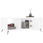 vidaXL Mesa de centro madera contrachapada blanco 102x50x40 cm vidaXL Mesa de centro madera contrachapada blanco 102x50x40 cm