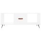 vidaXL Mesa de centro madera contrachapada blanco 102x50x40 cm vidaXL Mesa de centro madera contrachapada blanco 102x50x40 cm