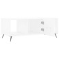 vidaXL Mesa de centro madera contrachapada blanco 102x50x40 cm vidaXL Mesa de centro madera contrachapada blanco 102x50x40 cm