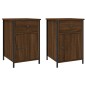 vidaXL Mesitas de noche 2 uds contrachapada roble marrón 40x42x60 cm vidaXL Mesitas de noche 2 uds contrachapada roble marrón 40x42x60 cm