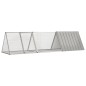 vidaXL Jaula para conejos acero galvanizado gris 302,5x80,5x71 cm vidaXL Jaula para conejos acero galvanizado gris 302,5x80,5x71 cm