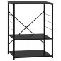 vidaXL Armario para microondas madera ingeniería negro 60x39,6x79,5 cm vidaXL Armario para microondas madera ingeniería negro 60x39,6x79,5 cm
