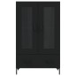 vidaXL Aparador alto madera de ingeniería negro 69,5x31x115 cm vidaXL Aparador alto madera de ingeniería negro 69,5x31x115 cm