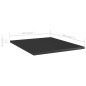vidaXL Estante estantería 8 uds contrachapada negro brillo 40x50x1,5cm vidaXL Estante estantería 8 uds contrachapada negro brillo 40x50x1,5cm