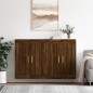 vidaXL Armarios de pared 2 uds madera de ingeniería marrón roble vidaXL Armarios de pared 2 uds madera de ingeniería marrón roble