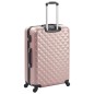 vidaXL Juego de maletas rígidas ruedas trolley 3 pzas rosa dorado ABS vidaXL Juego de maletas rígidas ruedas trolley 3 pzas rosa dorado ABS