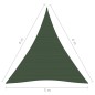vidaXL Toldo de vela verde oscuro HDPE 160 g/m² 5x6x6 m vidaXL Toldo de vela verde oscuro HDPE 160 g/m² 5x6x6 m