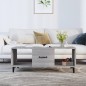 vidaXL Mesa de centro madera contrachapada gris Sonoma 102x50x40 cm vidaXL Mesa de centro madera contrachapada gris Sonoma 102x50x40 cm
