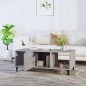 vidaXL Mesa de centro madera contrachapada gris Sonoma 102x50x40 cm vidaXL Mesa de centro madera contrachapada gris Sonoma 102x50x40 cm