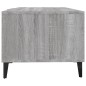 vidaXL Mesa de centro madera contrachapada gris Sonoma 102x50x40 cm vidaXL Mesa de centro madera contrachapada gris Sonoma 102x50x40 cm