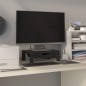 vidaXL Soporte para monitor negro 43x30,5x13 cm