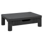 vidaXL Soporte para monitor negro 43x30,5x13 cm
