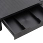 vidaXL Soporte para monitor negro 43x30,5x13 cm