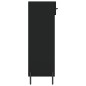 vidaXL Zapatero madera de ingeniería negro 60x35x105 cm vidaXL Zapatero madera de ingeniería negro 60x35x105 cm