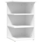 vidaXL Armario auxiliar de madera contrachapada blanco 35x35x55 cm vidaXL Armario auxiliar de madera contrachapada blanco 35x35x55 cm