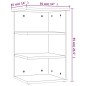 vidaXL Armario auxiliar de madera contrachapada blanco 35x35x55 cm vidaXL Armario auxiliar de madera contrachapada blanco 35x35x55 cm