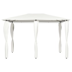 vidaXL Cenador con cubiertas de postes crema 3x4x2,6 m 160 g/m²