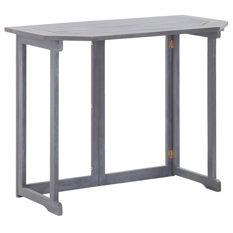 vidaXL Mesa plegable de balcón madera de acacia maciza 90x50x74 cm vidaXL Mesa plegable de balcón madera de acacia maciza 90x50x74 cm
