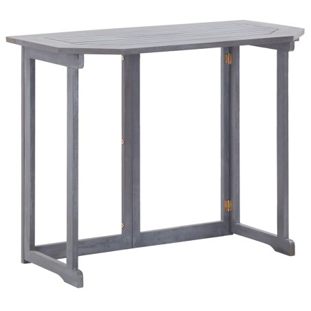 vidaXL Mesa plegable de balcón madera de acacia maciza 90x50x74 cm