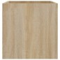 vidaXL Jardinera madera contrachapada color roble Sonoma 40x40x40 cm