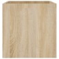 vidaXL Jardinera madera contrachapada color roble Sonoma 40x40x40 cm
