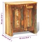 vidaXL Aparador de madera reciclada con 2 puertas estilo vintage vidaXL Aparador de madera reciclada con 2 puertas estilo vintage