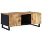 vidaXL Mesa de centro madera maciza mango y contrachapada 100x54x40 cm vidaXL Mesa de centro madera maciza mango y contrachapada 100x54x40 cm