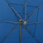 vidaXL Sombrilla de 4 niveles con poste de aluminio azul 250x250 cm vidaXL Sombrilla de 4 niveles con poste de aluminio azul 250x250 cm