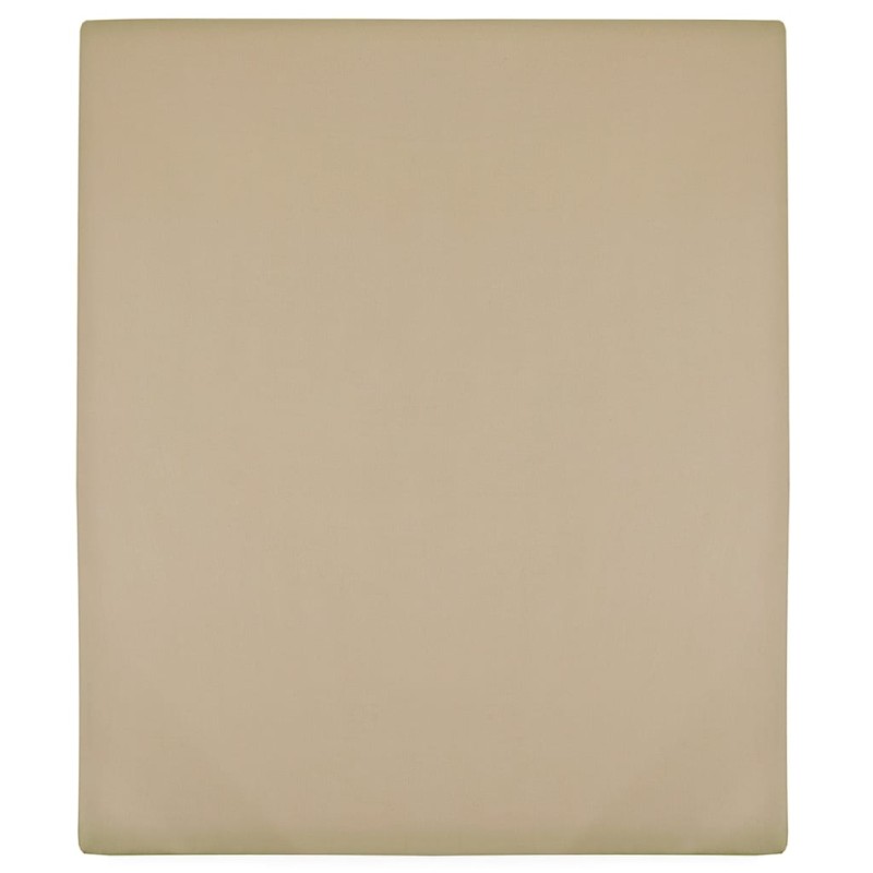 vidaXL Sábana bajera jersey algodón gris taupe 90x200 cm vidaXL Sábana bajera jersey algodón gris taupe 90x200 cm