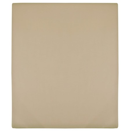vidaXL Sábana bajera jersey algodón gris taupe 90x200 cm