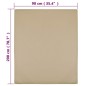 vidaXL Sábana bajera jersey algodón gris taupe 90x200 cm vidaXL Sábana bajera jersey algodón gris taupe 90x200 cm
