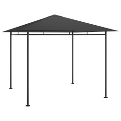 vidaXL Cenador gris antracita 3x3x2,7 m 180 g/m²