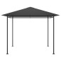 vidaXL Cenador gris antracita 3x3x2,7 m 180 g/m² vidaXL Cenador gris antracita 3x3x2,7 m 180 g/m²