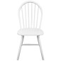 vidaXL Sillas de comedor 4 unidades madera maciza de caucho blanco vidaXL Sillas de comedor 4 unidades madera maciza de caucho blanco
