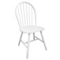 vidaXL Sillas de comedor 4 unidades madera maciza de caucho blanco vidaXL Sillas de comedor 4 unidades madera maciza de caucho blanco