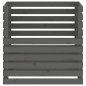 vidaXL Compostador de madera maciza de pino gris 80x80x78 cm vidaXL Compostador de madera maciza de pino gris 80x80x78 cm