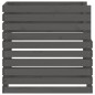 vidaXL Compostador de madera maciza de pino gris 80x80x78 cm vidaXL Compostador de madera maciza de pino gris 80x80x78 cm