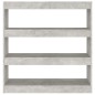 vidaXL Estantería/divisor de espacios gris hormigón 100x30x103 cm vidaXL Estantería/divisor de espacios gris hormigón 100x30x103 cm
