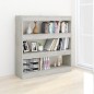 vidaXL Estantería/divisor de espacios gris hormigón 100x30x103 cm vidaXL Estantería/divisor de espacios gris hormigón 100x30x103 cm