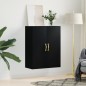vidaXL Armario de pared negro 69,5x34x90 cm vidaXL Armario de pared negro 69,5x34x90 cm