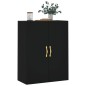 vidaXL Armario de pared negro 69,5x34x90 cm vidaXL Armario de pared negro 69,5x34x90 cm