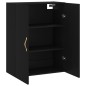 vidaXL Armario de pared negro 69,5x34x90 cm vidaXL Armario de pared negro 69,5x34x90 cm