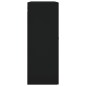 vidaXL Armario de pared negro 69,5x34x90 cm vidaXL Armario de pared negro 69,5x34x90 cm