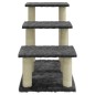 vidaXL Rascador para gatos con postes de sisal gris oscuro 50,5 cm vidaXL Rascador para gatos con postes de sisal gris oscuro 50,5 cm