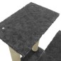 vidaXL Rascador para gatos con postes de sisal gris oscuro 50,5 cm vidaXL Rascador para gatos con postes de sisal gris oscuro 50,5 cm