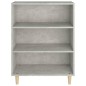 vidaXL Aparador de madera contrachapada gris hormigón 69,5x32,5x90 cm vidaXL Aparador de madera contrachapada gris hormigón 69,5x32,5x90 cm