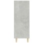 vidaXL Aparador de madera contrachapada gris hormigón 69,5x32,5x90 cm vidaXL Aparador de madera contrachapada gris hormigón 69,5x32,5x90 cm