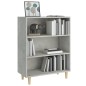 vidaXL Aparador de madera contrachapada gris hormigón 69,5x32,5x90 cm vidaXL Aparador de madera contrachapada gris hormigón 69,5x32,5x90 cm