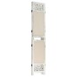 vidaXL Biombo divisor de 3 paneles de tela color crema 105x165 cm vidaXL Biombo divisor de 3 paneles de tela color crema 105x165 cm